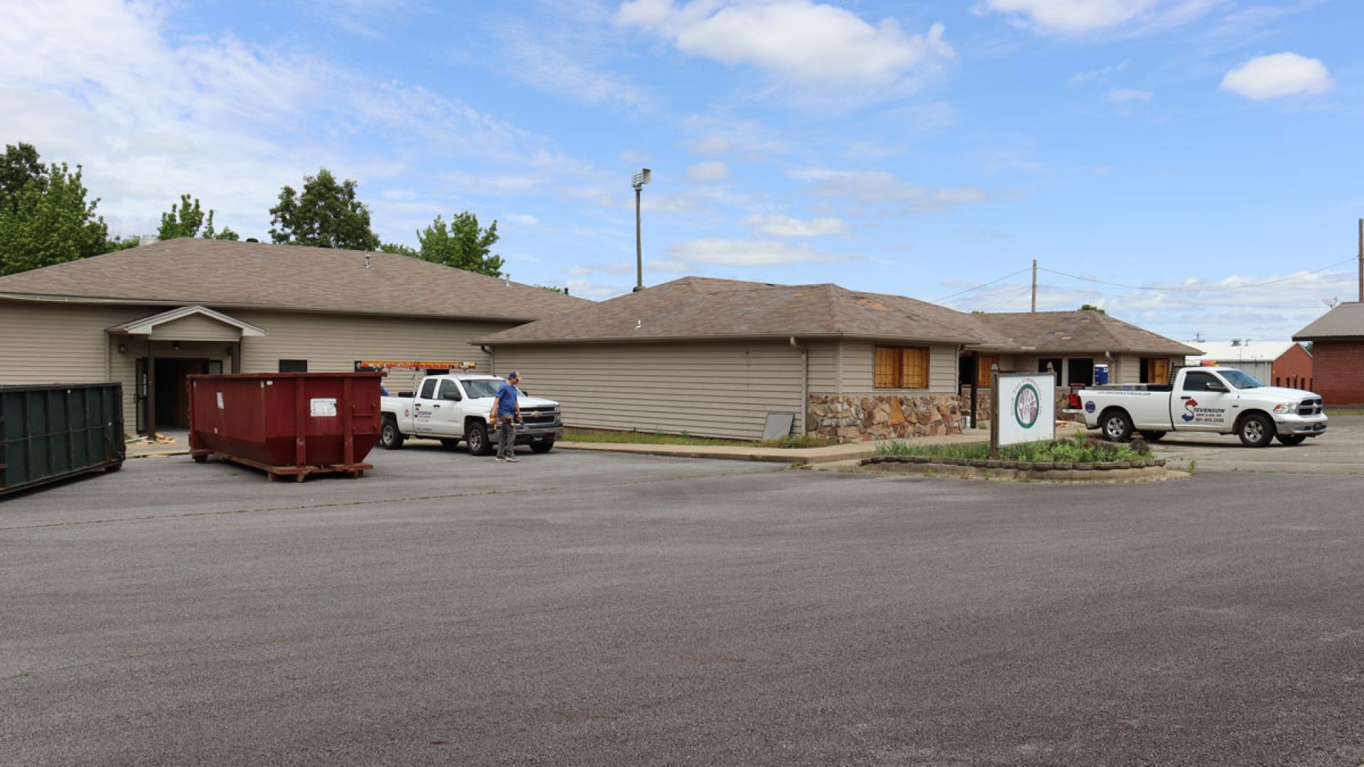 construction of new birch tree group home in clinton